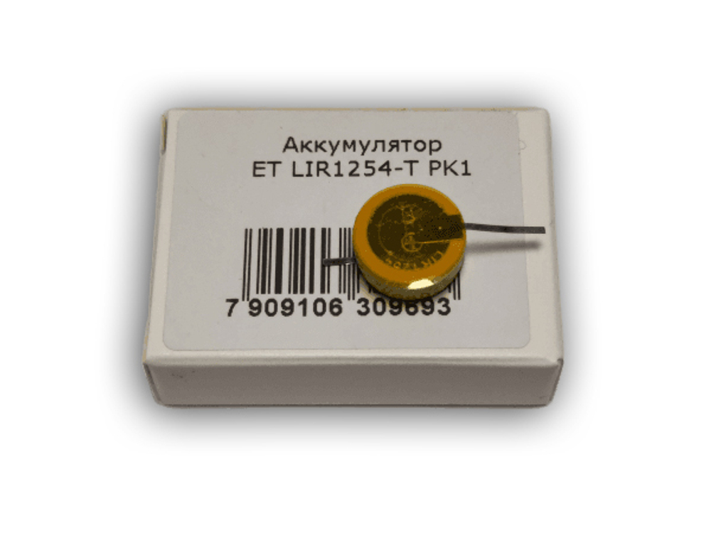 Аккумулятор ET LIR1254-T PK1