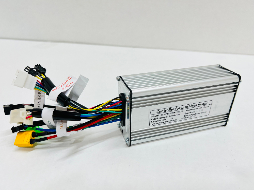 Контроллер для электровелосипеда КТ 36-48V / 25A под дисплей LCD