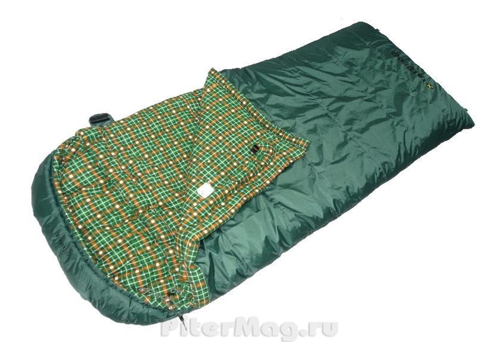 Широкий теплый спальник одеяло Talberg Seebuck -25