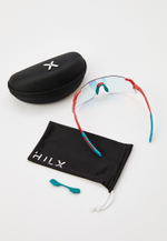 Спортивные очки HILX Savage 2.0 / Shiny Red Blue / Photochromic Red Mirror Lens