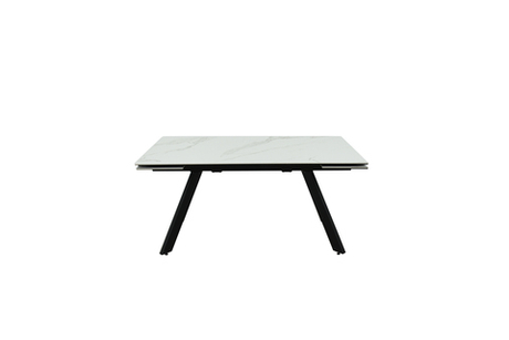 Стол Аврора Монако NEW, Керамогранит, Черный матовый муар/Greys white
