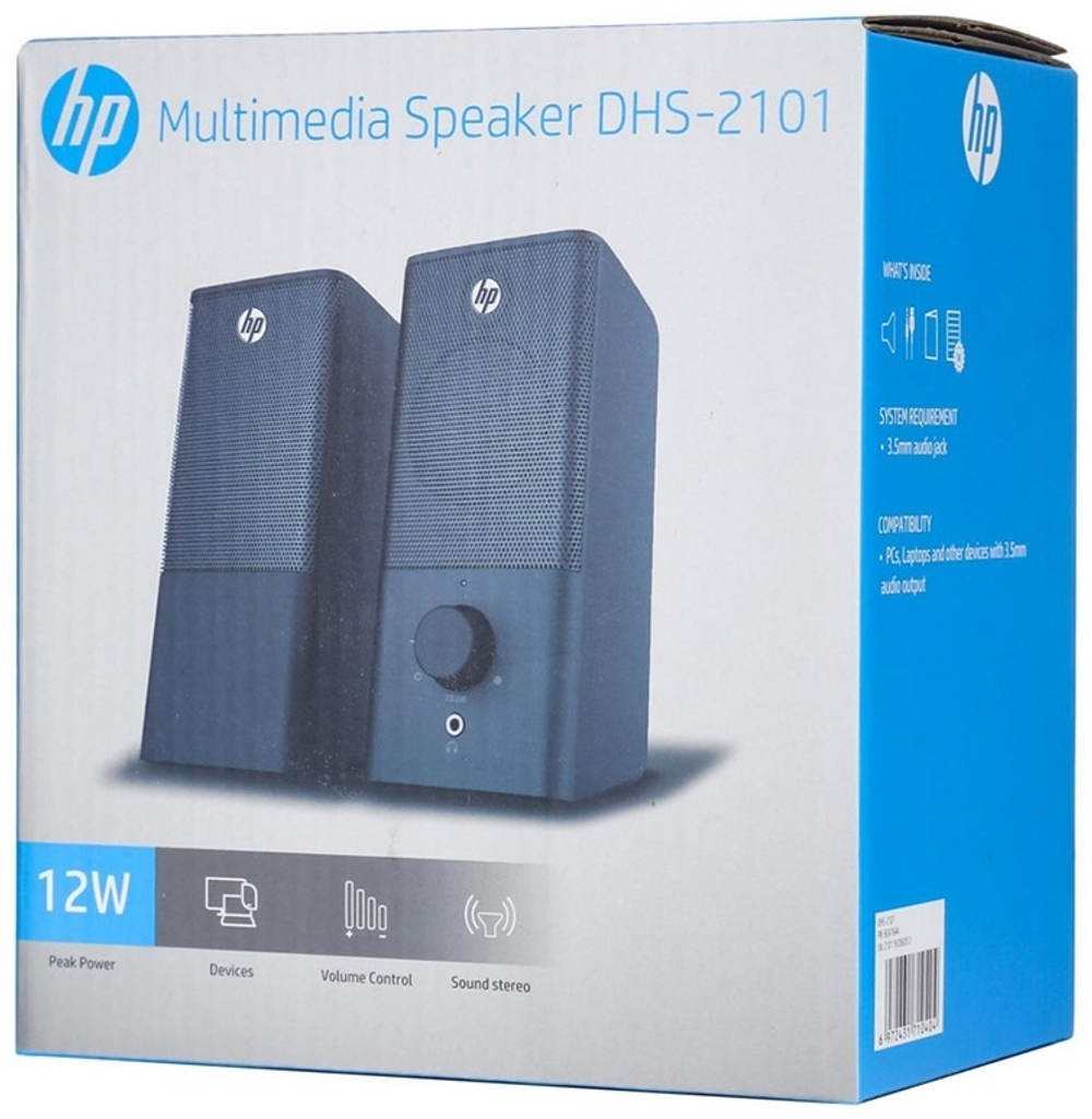 ЗВУКОВЫЕ КОЛОНКИ HP DHS-2101 ЧЕРНЫЙ
