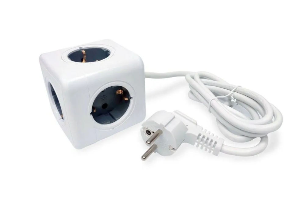 Удлинитель RocketSocket GNS1403 5 розеток Euro, 16А, 1.5 м, белый