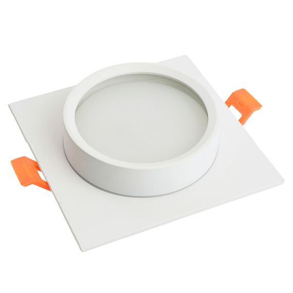 Светильник встраиваемый Feron DL505 потолочный GX53 белый квадрат IP44 51103