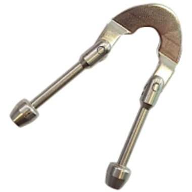 Зацеп шарнирный со скобой для отрезных тяг Scorpena