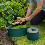 Лента бордюрная 20см*9м прямая, зеленая