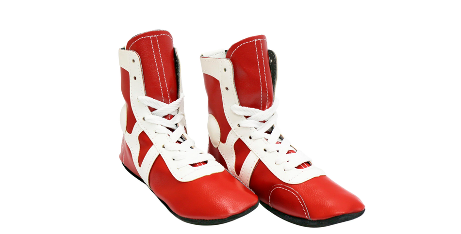 Самбовки Rusco Sport кожа красные