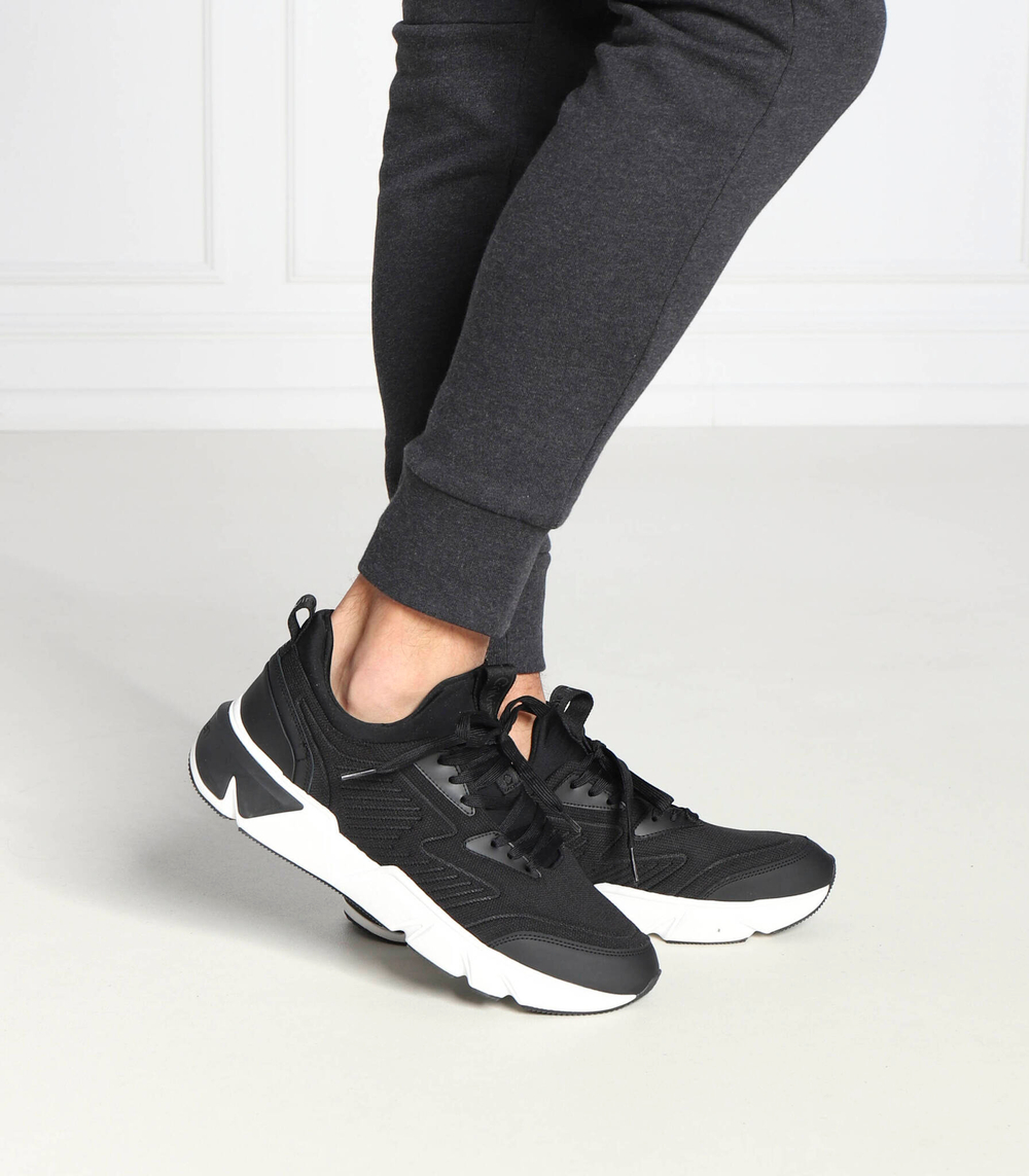 кроссовки low top lace up Calvin Klein - черный(HM0HM00647)