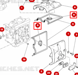 Ducati Прокладка свечного колодца 78811211A