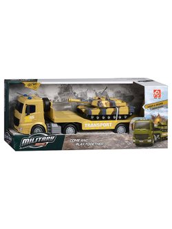 Машинка Автовоз с танком со светом и звуком (RJ3365)