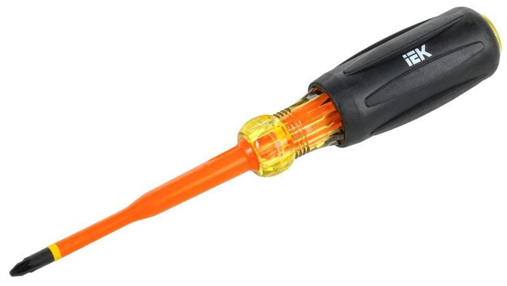 Отвертка диэлектрическая SLIM PZ2х100 Т3 ARMA2L 5 IEK A2L5-SC31-T3-PZ-20-100 Отвертка диэлектрическая SLIM PZ2х100 Т3 ARMA2L 5 IEK A2L5-SC31-T3-PZ-20-100