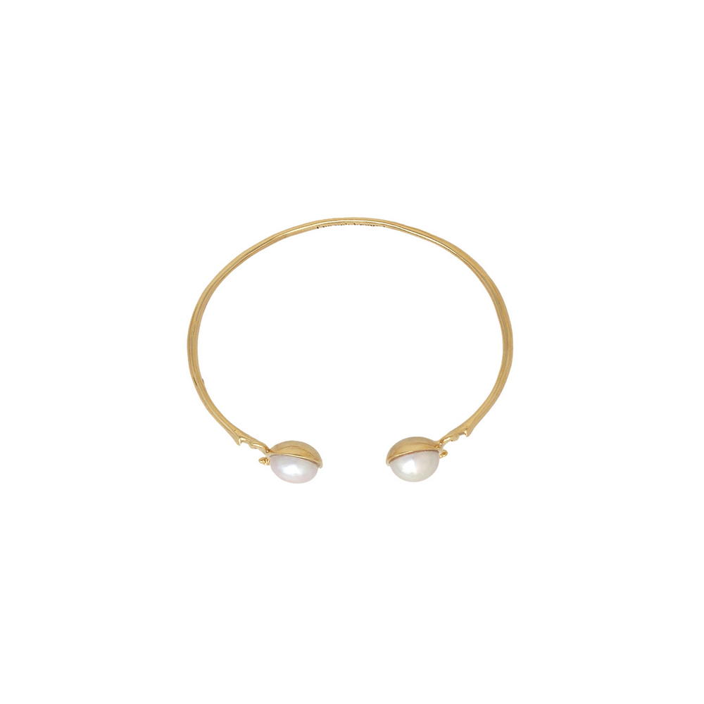 Браслет Franck Herval, Jeanne, кафф, с жемчугом, FH26.1-13-73213 (белый)