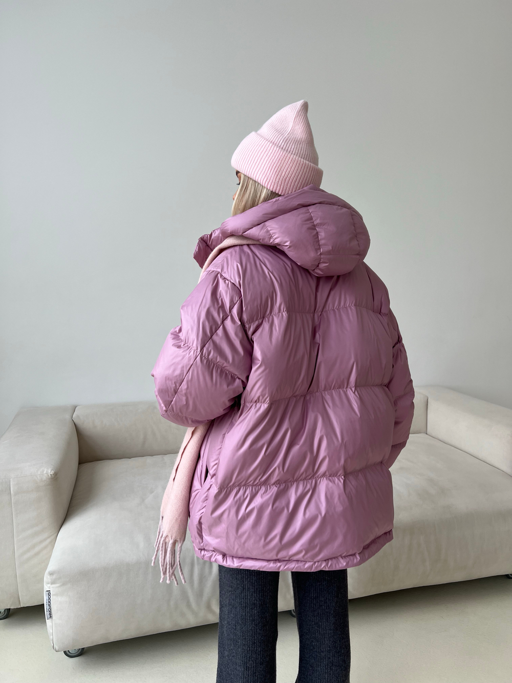 Пуховик Marshmallow розовый