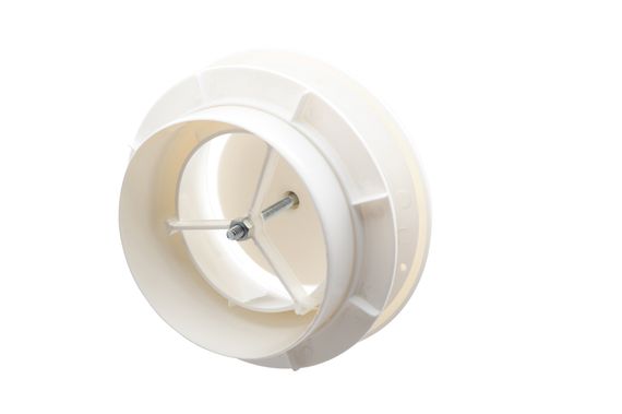 DEC DVKR 100 мм Диффузор белый пластиковый универсальный (Нидерланды)