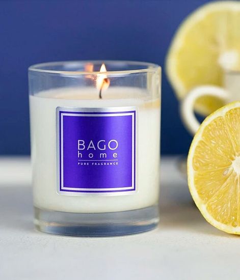 Пудровый детокс, ароматическая свеча, Bago home