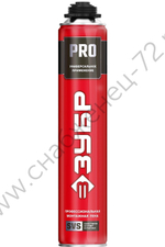 ЗУБР PRO выход до 45л SVS 750мл, профессиональная пистолетная всесезонная, Монтажная пена (41145)