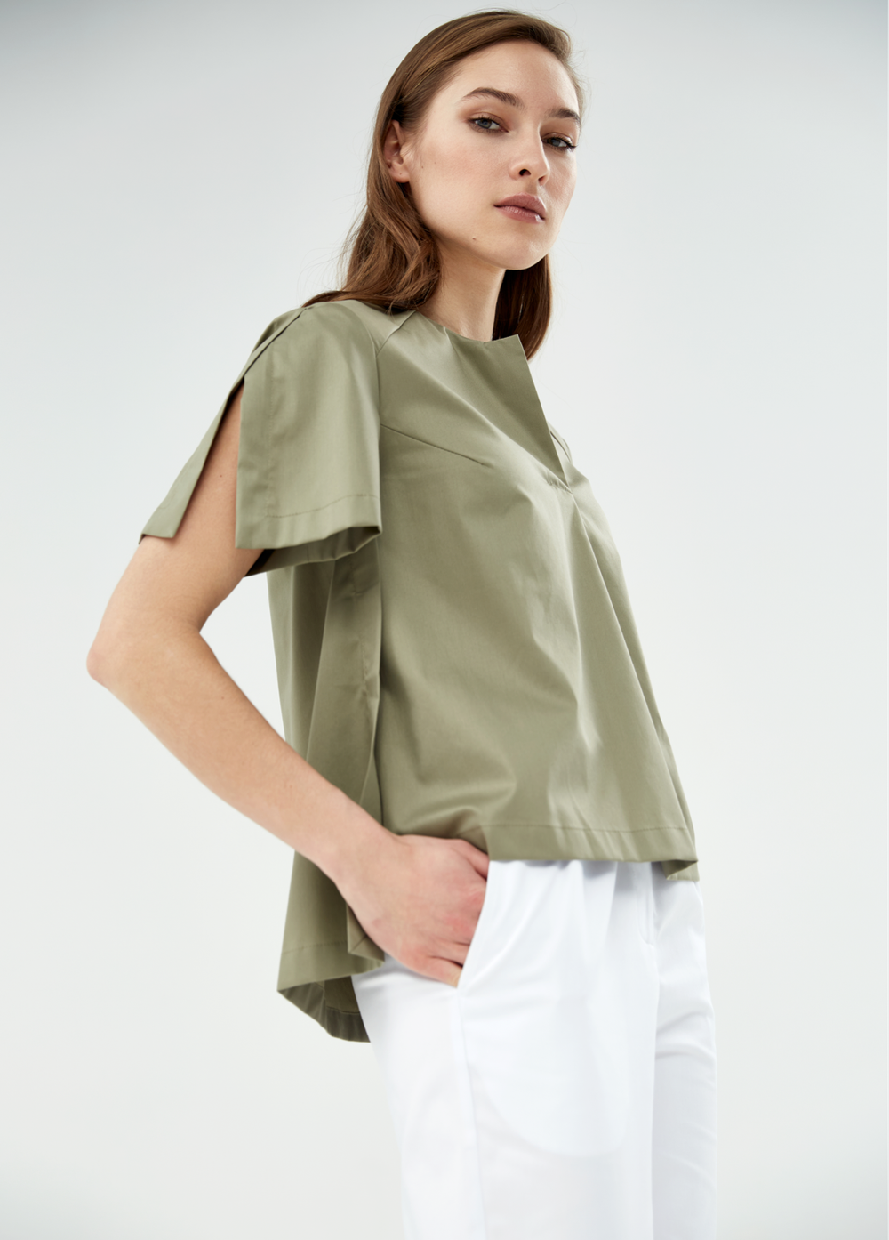 Медицинская туника летящая