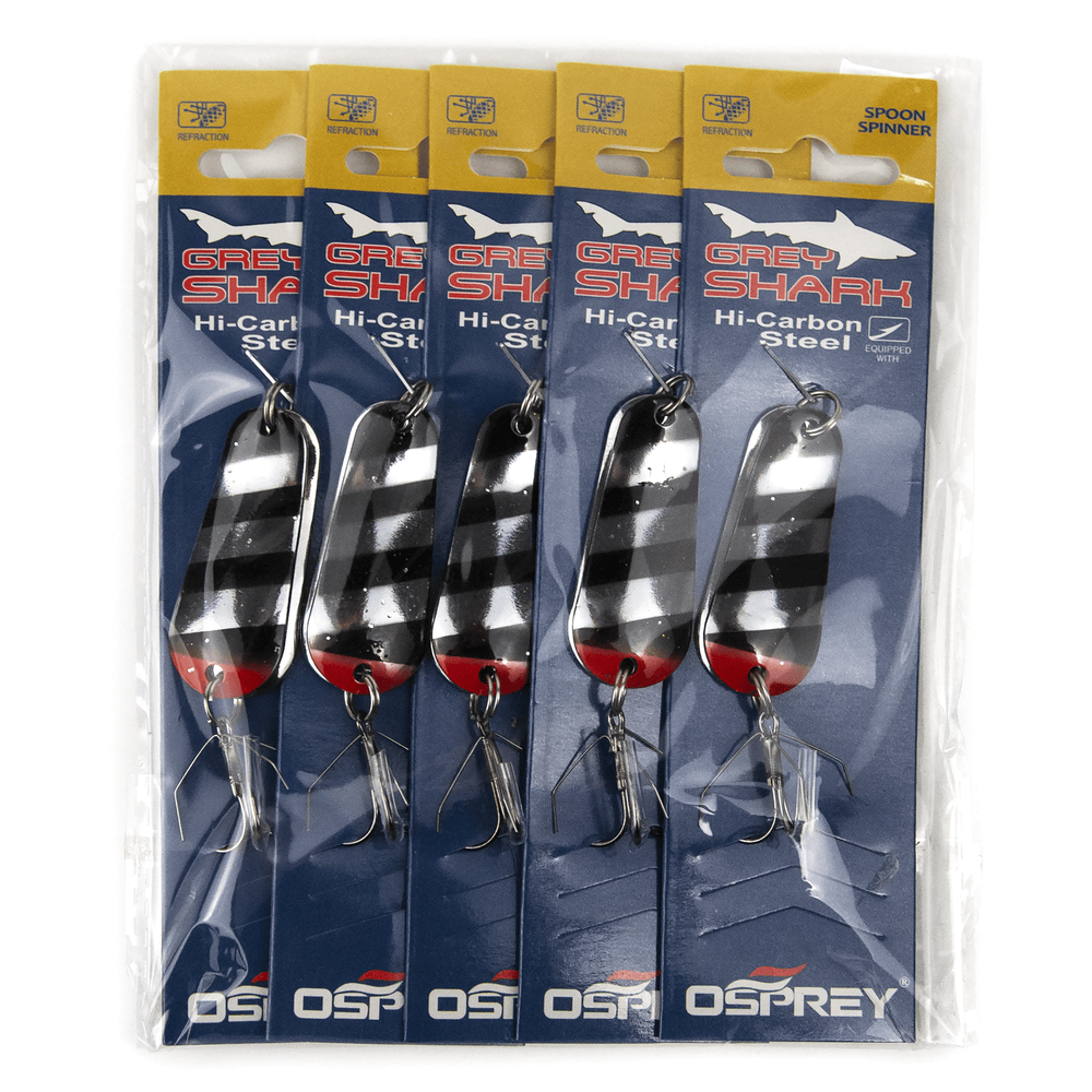 Блесна незацепляйка шумовая Osprey Grey Shark SDP24 (16гр, 5шт/уп)