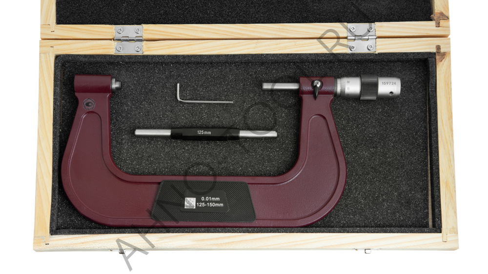 Микрометр МК 150-0.01 ГОСРЕЕСТР 89035-23 (микр.винт 8мм) ТОЧИНТЕХ