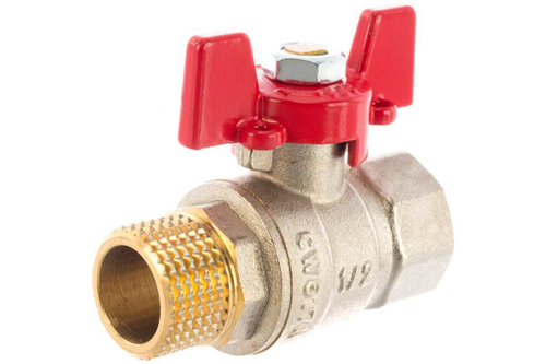 Кран шар. ROMMER 1"    вн-нар    (баб)    5826