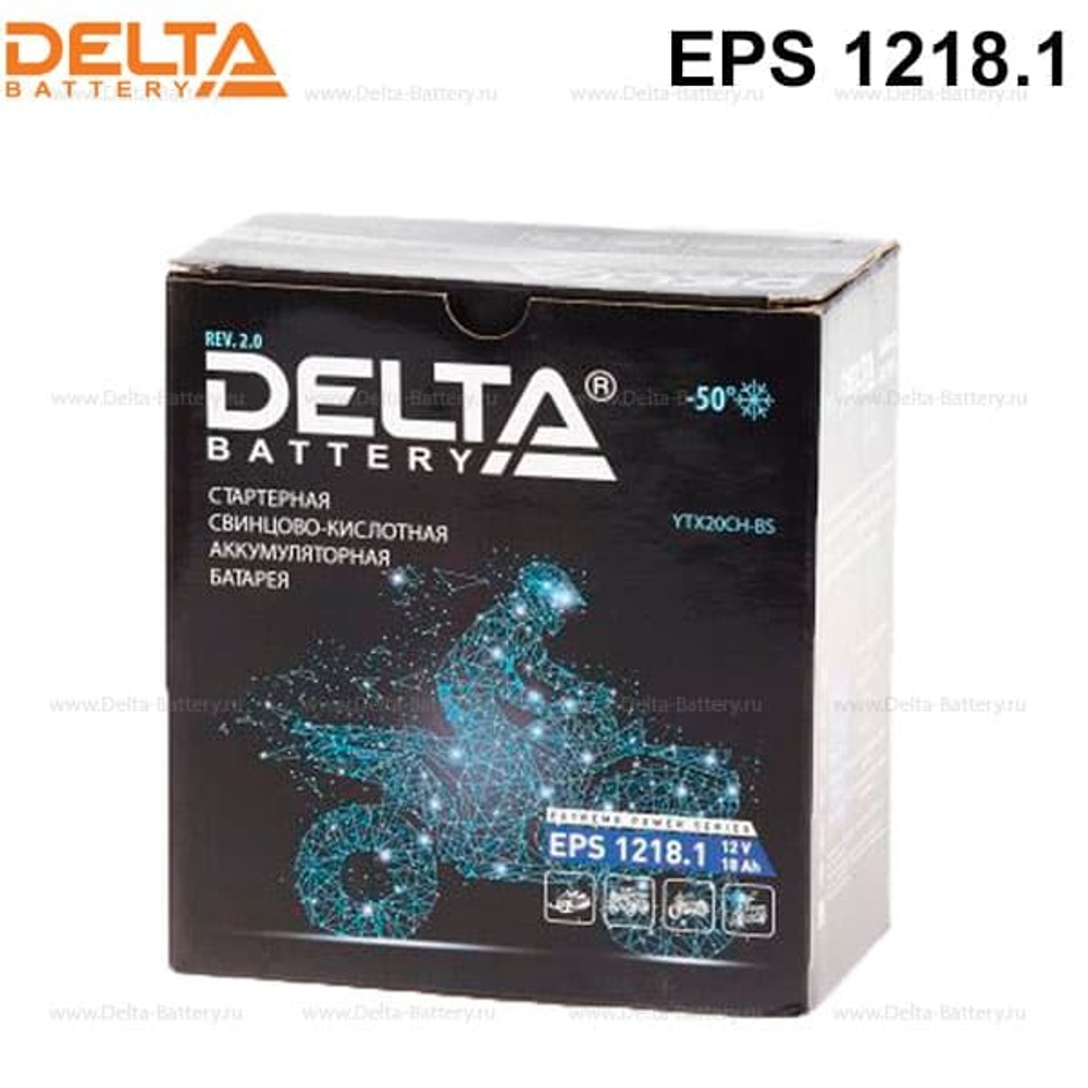 Аккумулятор Delta EPS 1218.1 (12V / 18Ah)  [YTX20CH-BS]