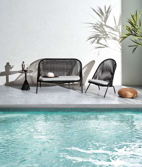 Журнальный столик Delano Ø40х50 см, терраццо