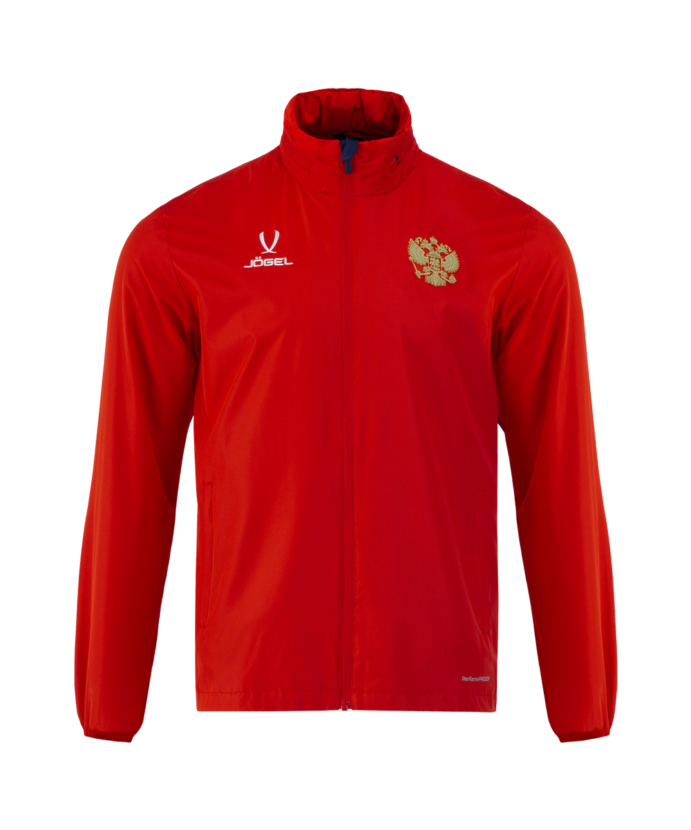 Куртка ветрозащитная JÖGEL NATIONAL PerFormPROOF Rain Jacket, красный