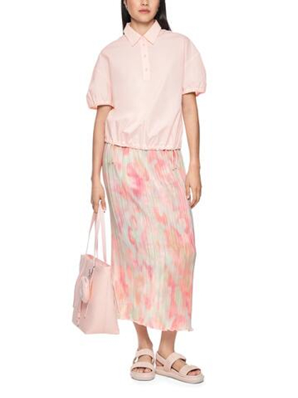 Marc Cain Блуза из хлопка с кулиской по низу