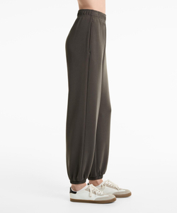 Oysho Брюки-джоггеры из ткани с модалом, серо-коричневый