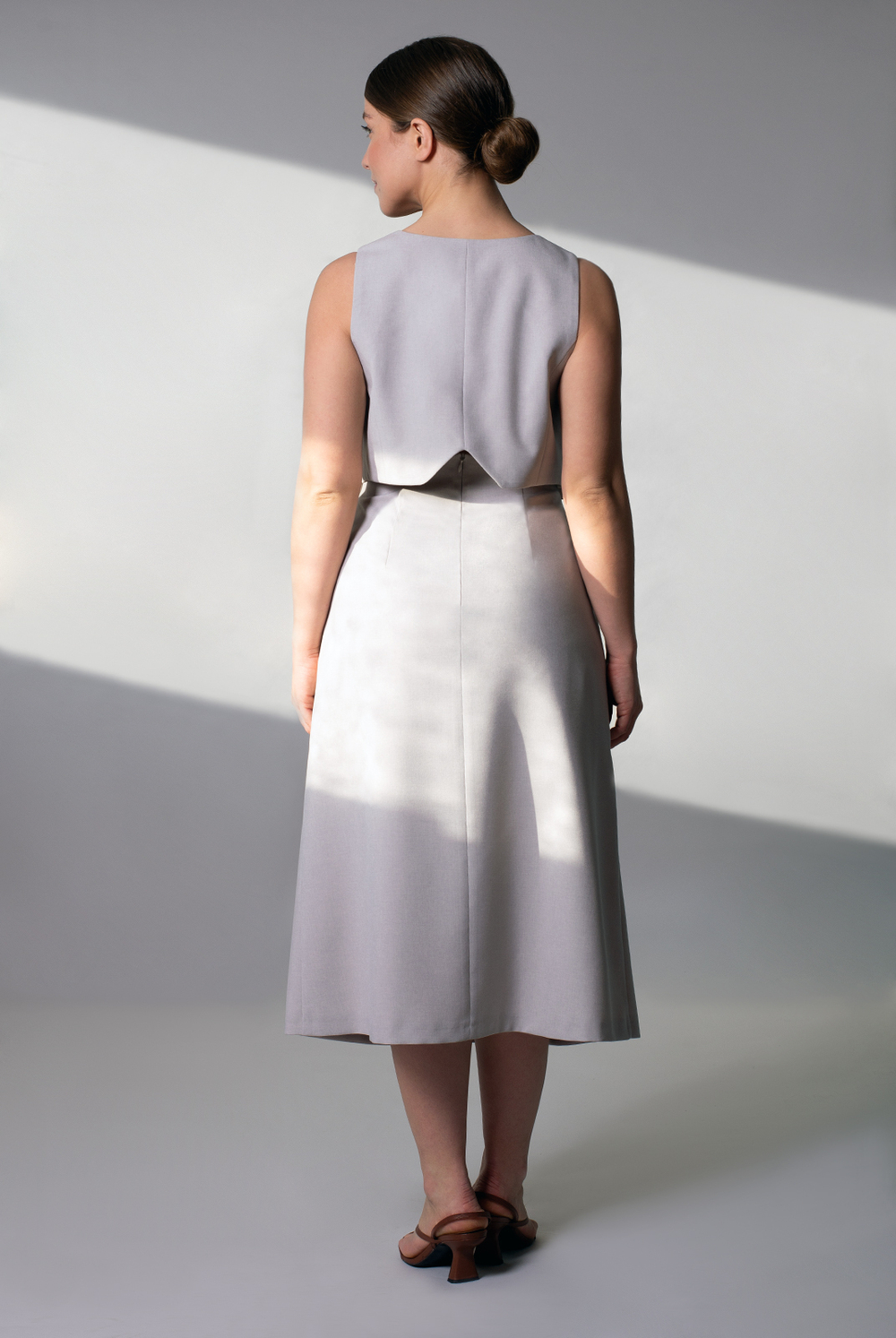 Юбка женская 4056ВП, какао #259Кк014056ВП