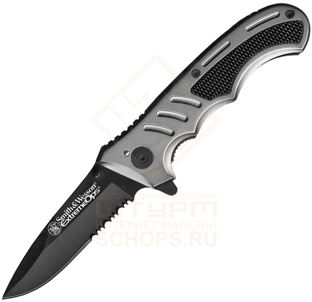 Нож складной Smith&Wesson Exteme Ops, Black