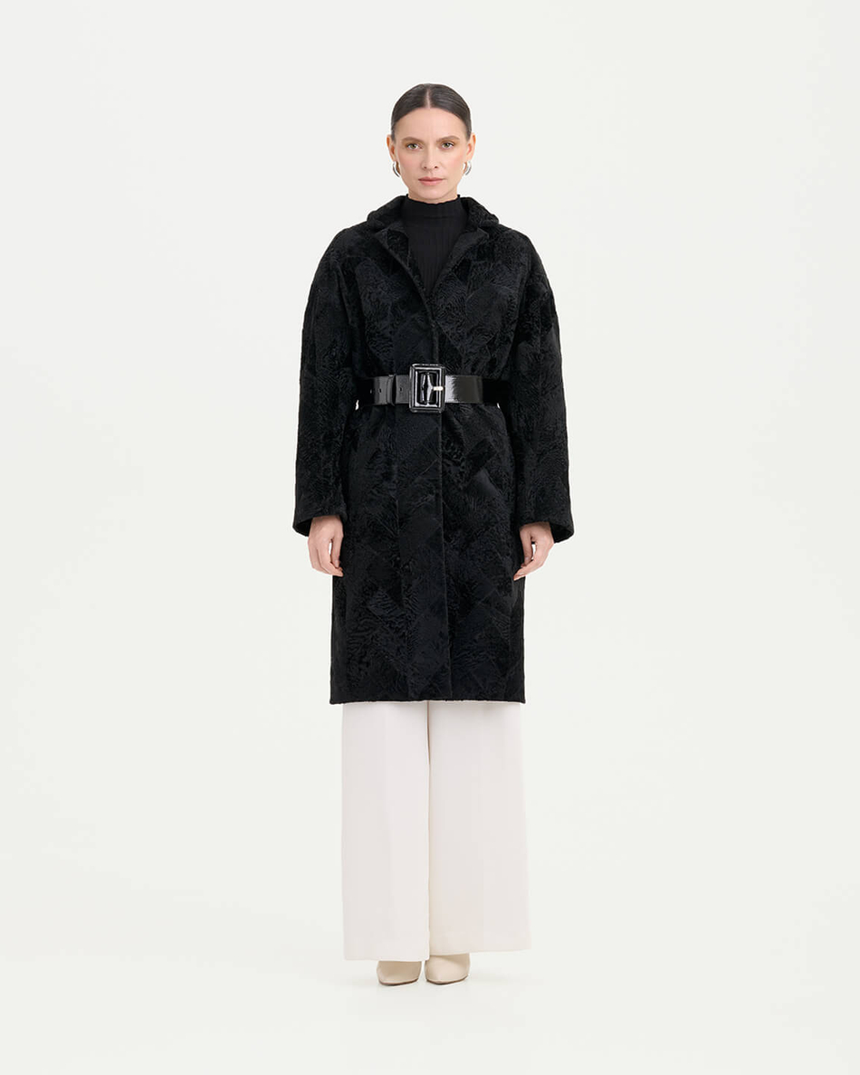 Полупальто из астрагана