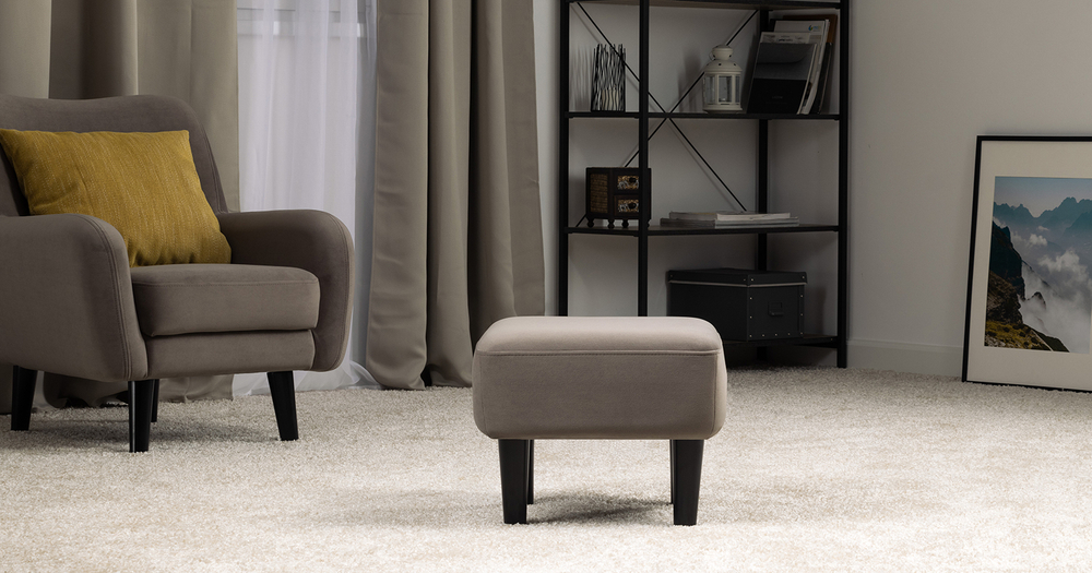 Дакота пуф (серо-коричневый)