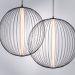 734057 Люстра SOLE 16W LED 1309LM 120G ЧЕРНЫЙ МАТОВЫЙ 3000K