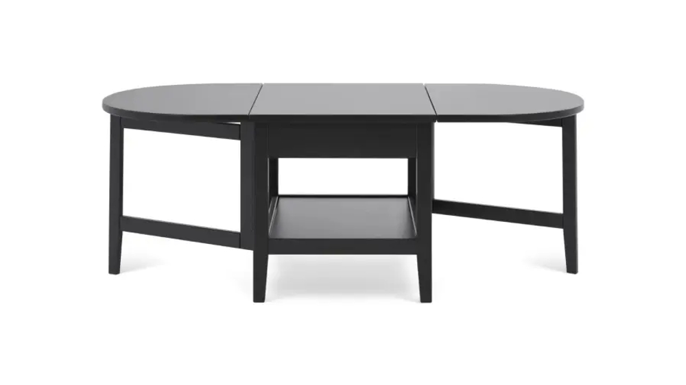 Стол журнальный с ящиком - аналог ИКЕА / ARKELSTORP/АРКЕЛЬСТОРП/ВУХТЫМ / IKEA , 140x65x52 см, черный