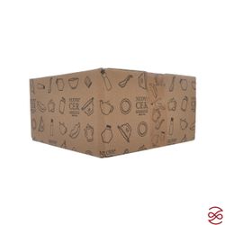 Салатник круглый с деревянными ложками NUOVA CER Апельсин 26 см