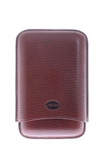 Чехол Jemar на 3 сигары, натуральная кожа