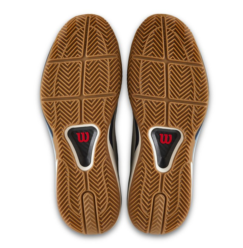 Мужские кроссовки теннисные Wilson Rush Tour 5 Clay - white/navy blazer/gum1a