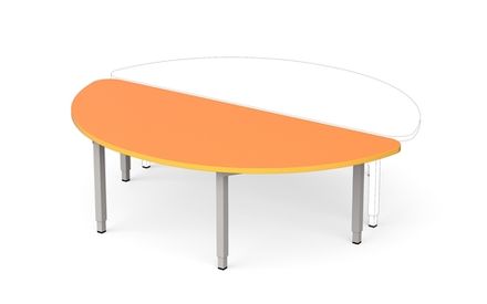 Стол детский полукруглый 1 сегмент
