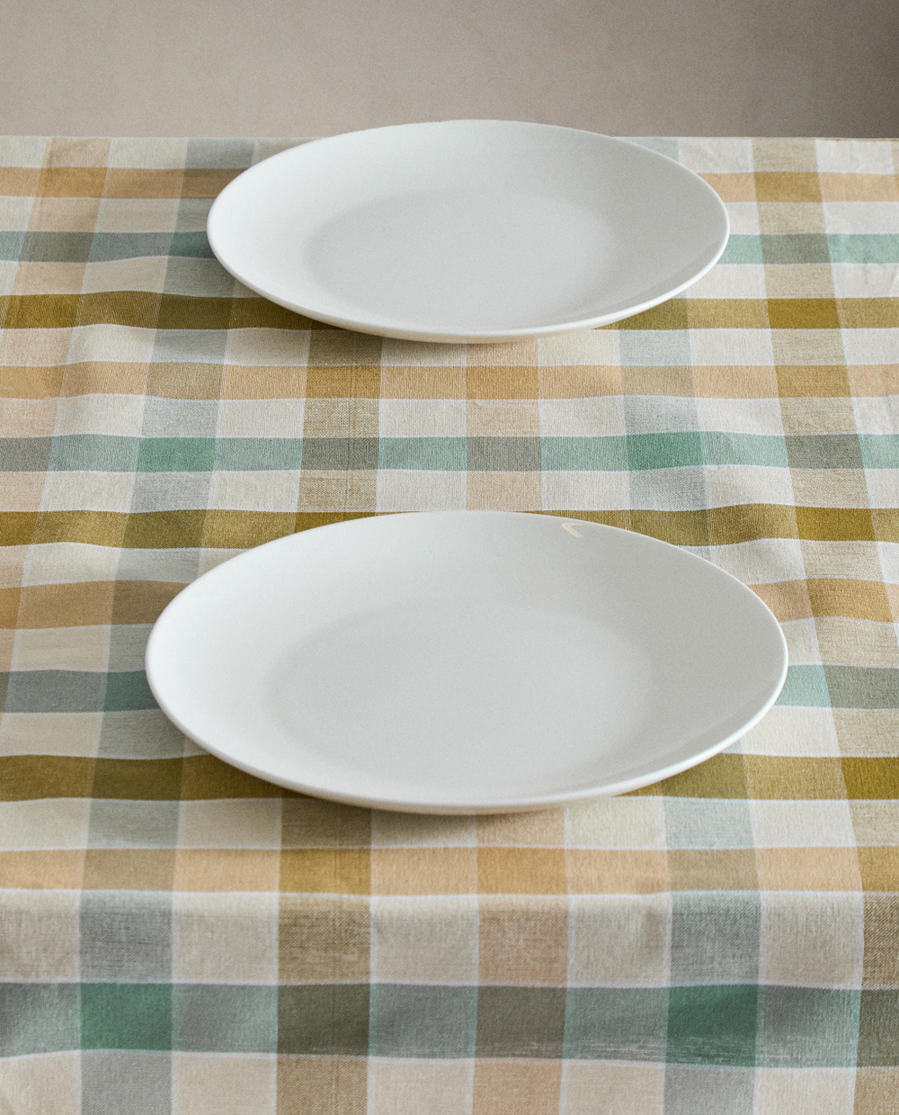 Zara Home скатерть из хлопка, клетка, 150 150 см · 3232/021