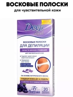 Полоски для депиляции Deep Depil для чувствительной кожи