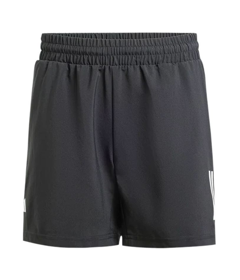 Шорты для падел Adidas Club 3S Junior Чёрные 2025 | Детская спортивная одежда