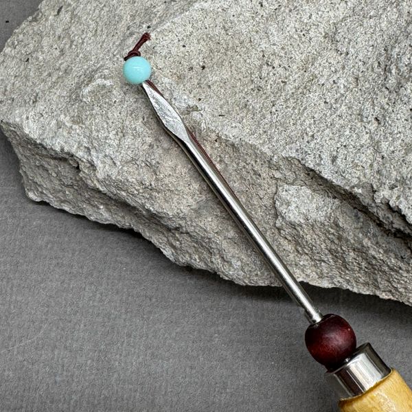 Шило с бусиной, односторонее, 14см