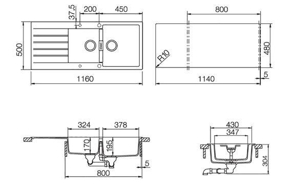 Мойка SCHOCK Signus 80D Cristadur бронза
