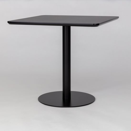 Обеденный стол Calgary 80х80 см черный меламин | Купить в StoreForHome.ru