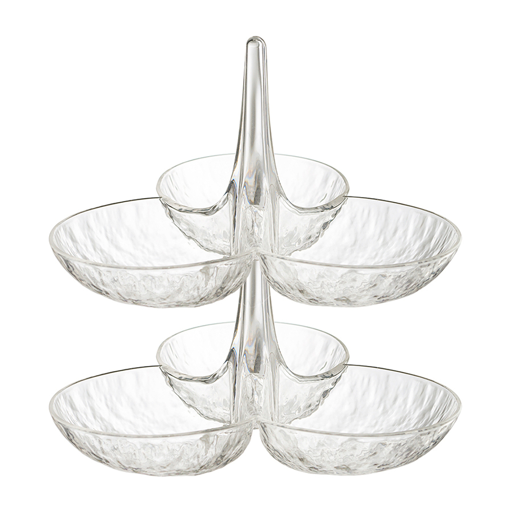 Набор менажниц из акрила arctic, прозрачный, 2 шт.