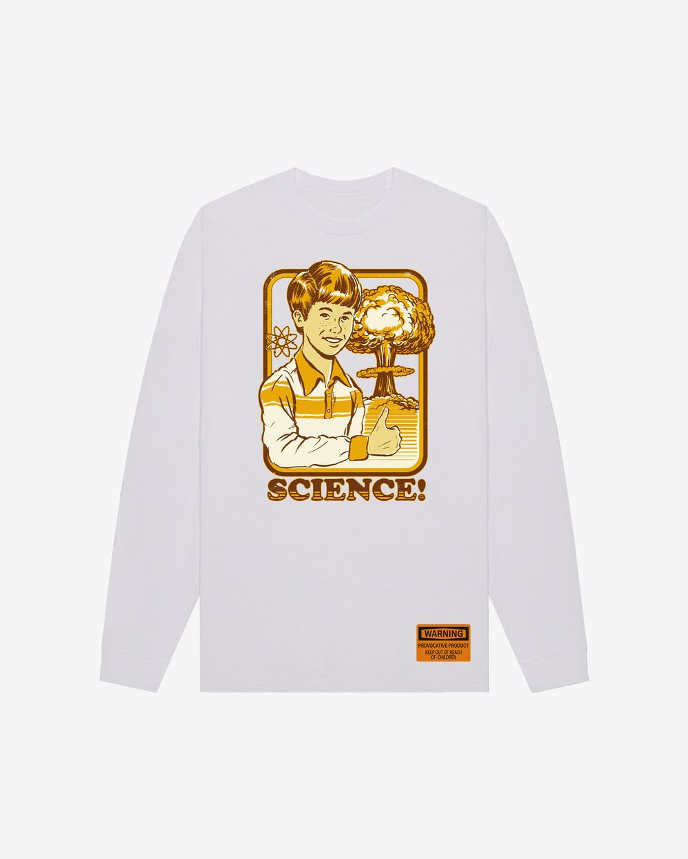 Лонгслив SR by Epic Merch Science Белый