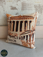 Декоративный гобеленовый чехол для интерьерной подушки Акрополь 47х47