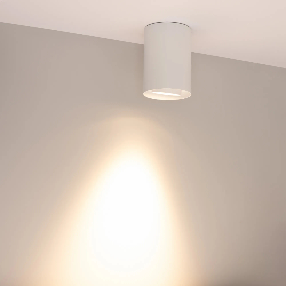 Светильник SP-FOCUS-R86-10W Warm3000 (WH, 36 deg, 230V) (Arlight, IP54 Металл, 5 лет) 054859