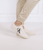 Кеды VULC LOW OVERSIZED BRAND CALVIN KLEIN JEANS - кремовый(YM0YM00687)